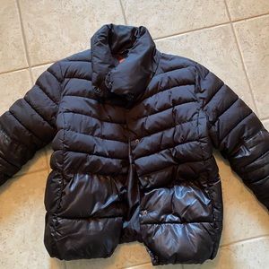 Black puffer jacket